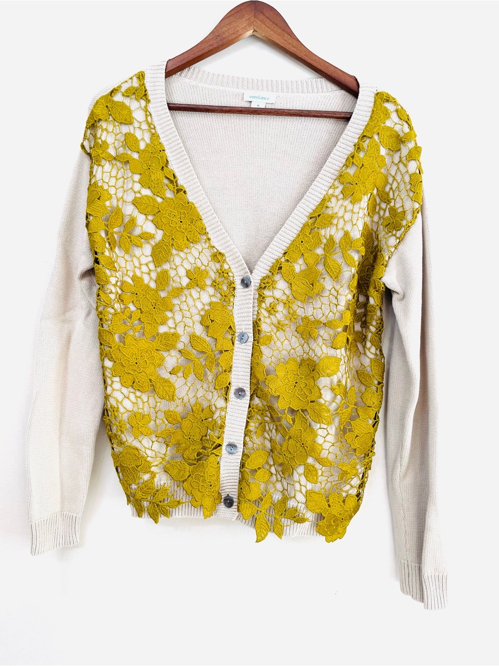 Sundance Vintage Garden Lace Floral Appliqué M